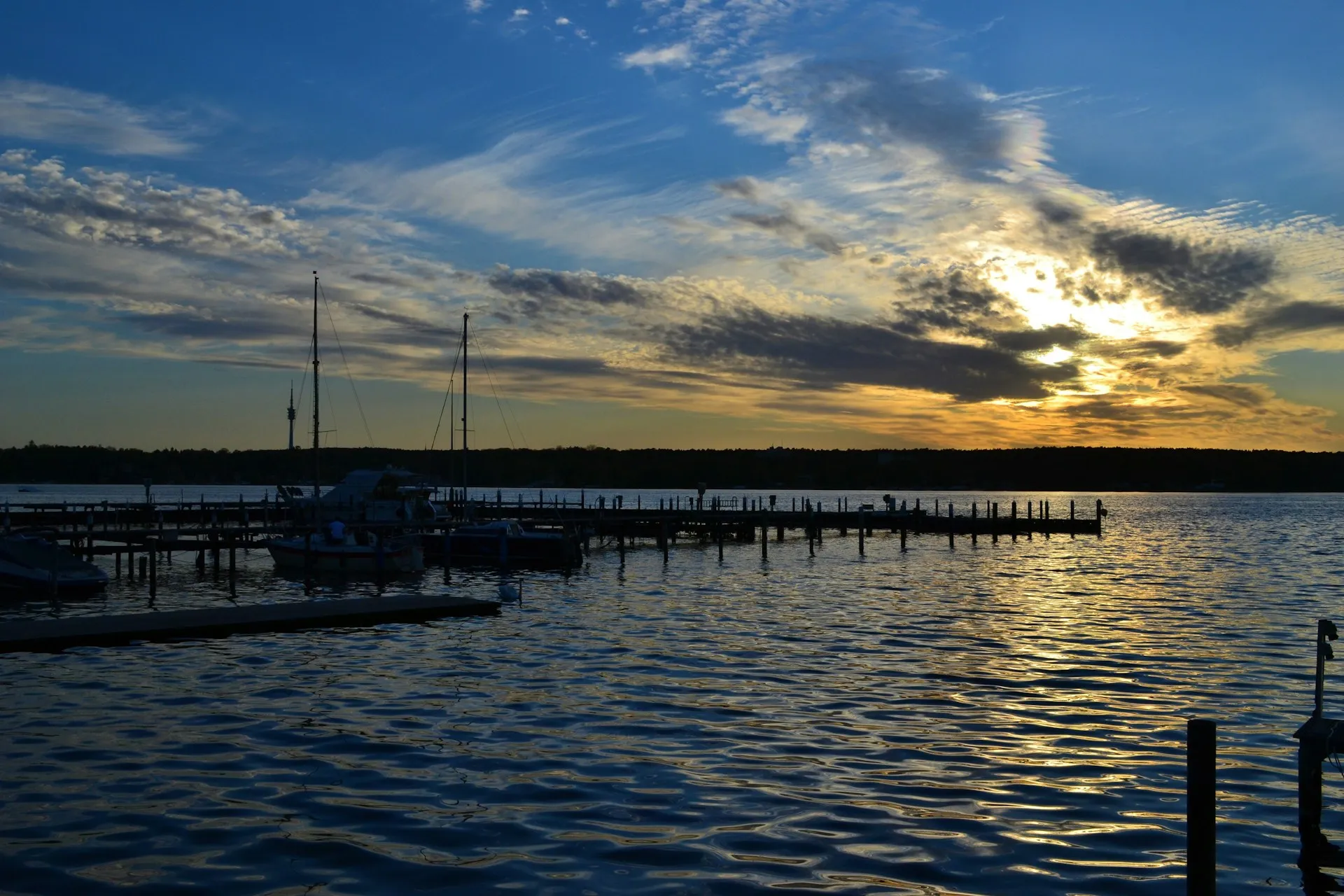 Lago Wannsee en Berlín