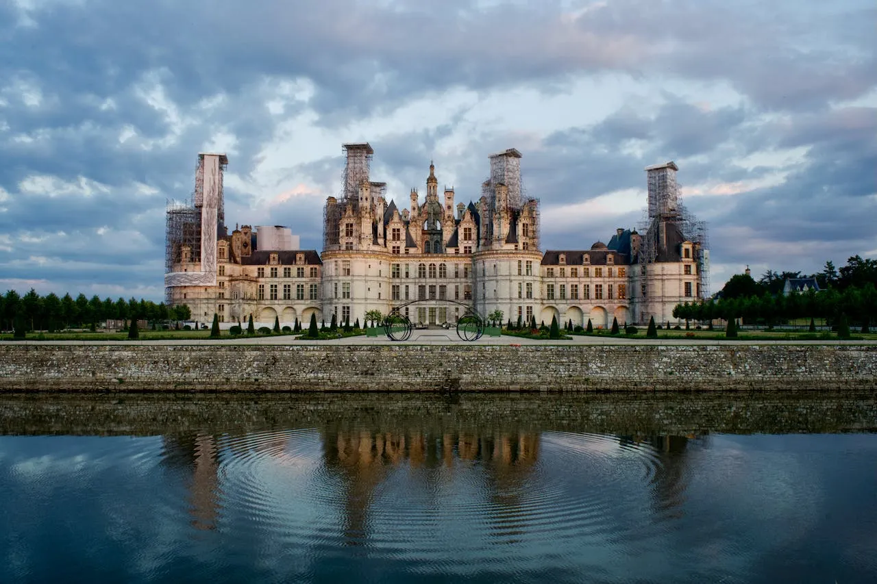 Castillo de Chambord en el Valle del Loira