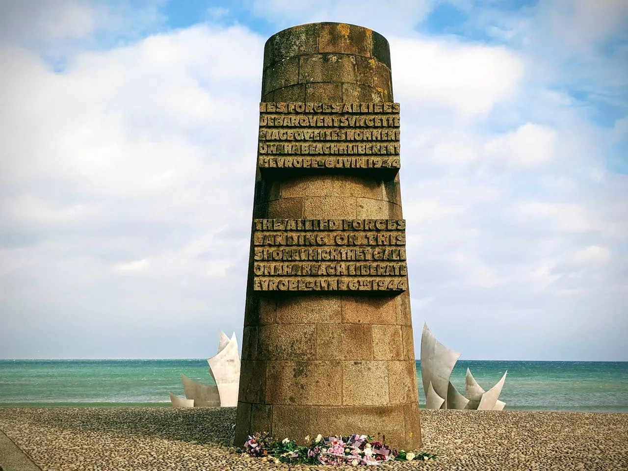 Monumento playa de Omaha