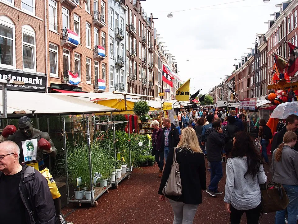 Calles y mercado de De Pijp, Ámsterdam